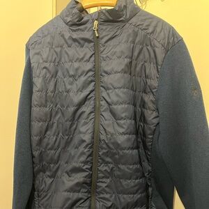 Spyder Men's XL Hybrid Quilted
Jacket Full Zip Navy
Performance Lightweight